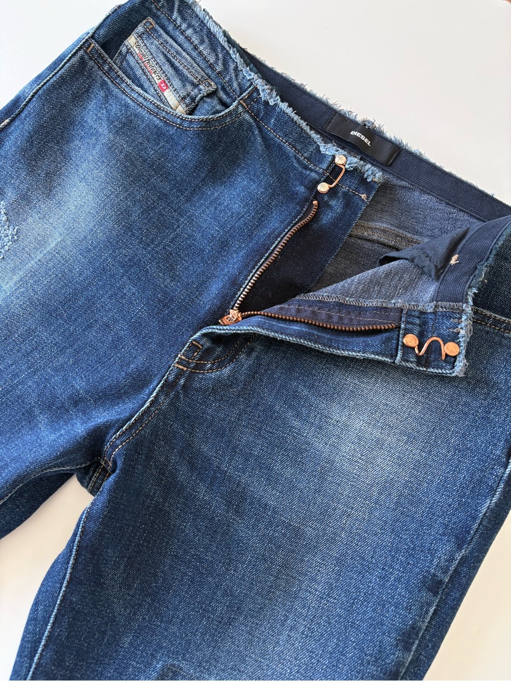 Diesel De-Doras Patchwork Bootcut Jeans - Picture 6 of 8